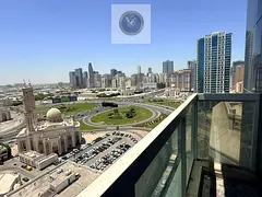 two bedroom apartment and hall for annual rent in Al Majaz 2 second tenant panoramic view elegant fi
