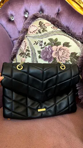 Black shoulder bag