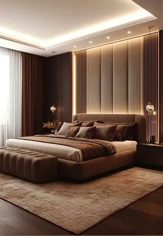 Beautiful Dark Brown*160*200* King Size Bed Available