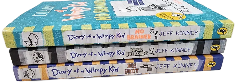 Diary of a Wimpy Kid Collection - 3 Books by Jeff Kinney