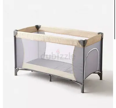 Brand new unopened  Travel Cot - Neutral Grey-Beige