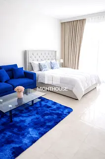 Furnished Studio | Divine Residences | Balcony &amp; City View | 12 Cheques