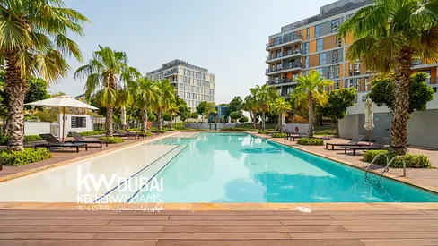 Biggest 2BR+Maid | Furnished | Pool view |
