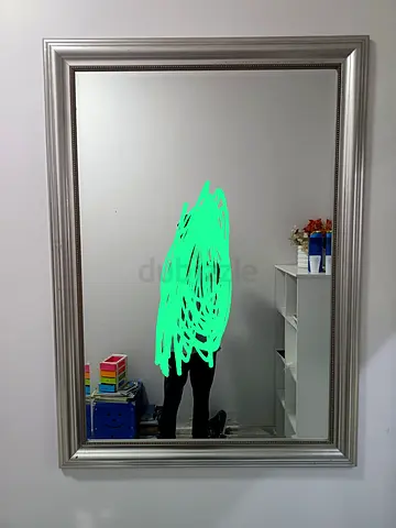 Large silver mirror (Selling Quick)