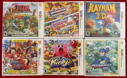 Nintendo 3DS games 120 dhs