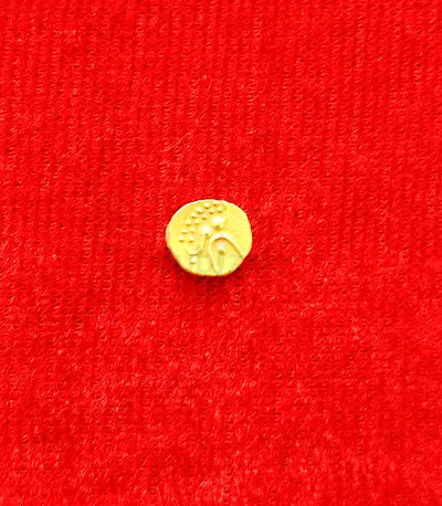 Gold fanam coin for sale.