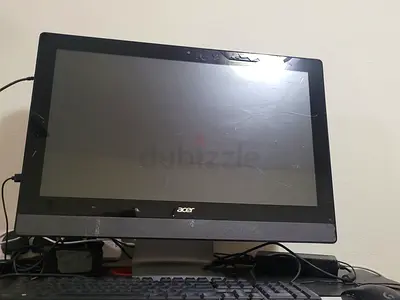 Acer All-in-One Desktop PC (Monitor + CPU) - Used