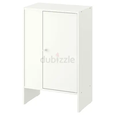 IKEA - White Single-Door Storage Cabinet / Cupboard - 50x30x80