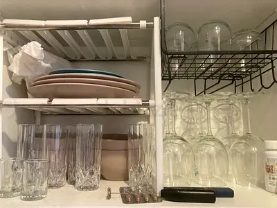 Cups, glasses and plates