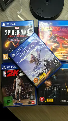 PS4 Game Bundle: Horizon Zero Dawn, Spider-Man Miles Morales, NBA 2K Series, Death Stranding