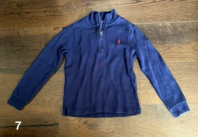 Navy Ralph Lauren Half-Zip Pullover - For kids aged 7