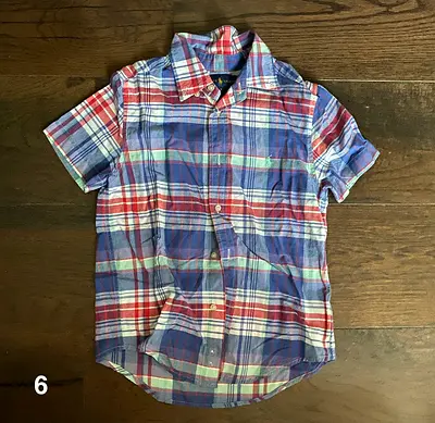 Polo Ralph Lauren short-sleeve plaid shirt - For kids aged 6