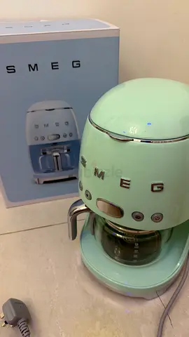 Smeg Retro Style Drip Coffee Machine - Pastel Green