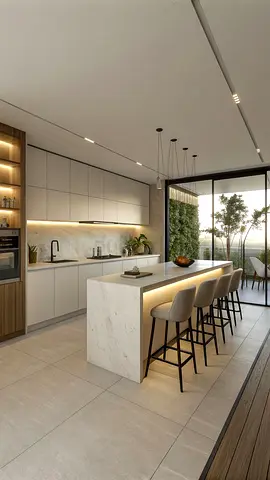 Modern kitchen island Custom made UAE