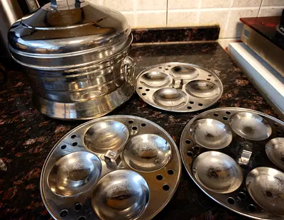 Stainless Steel Idli Maker / Steamer with 3 Trays