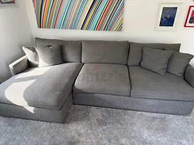 CrateBarrel Deep lounge L Shape Sofa