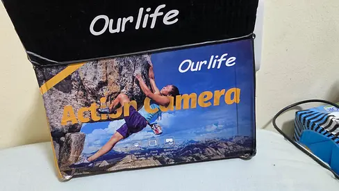OurLife Action Camera with Original Box - Lightweight Sports Cam