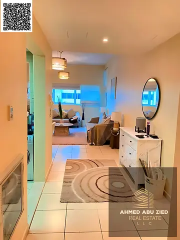 Furnished 2BR Apartment for Annual Rent in Ajman One with Parking Gym Pool & Garden