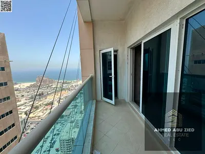 Luxury 2 Bedroom Apartment with Sea View for Annual Rent in Ajman One Towers, Al Rashidiya 3