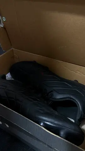 Used black adidas copa pure football sneakers - size 42, in original box