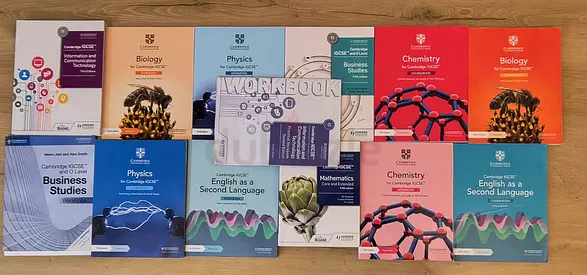 Cambridge igcse books all for 300