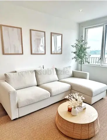 Ikea vimle lshape sofa bed beige