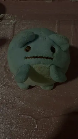 Small blue plush crab stuffed toy