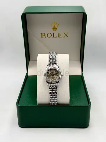 Rolex ladies stainless steel watch with original box