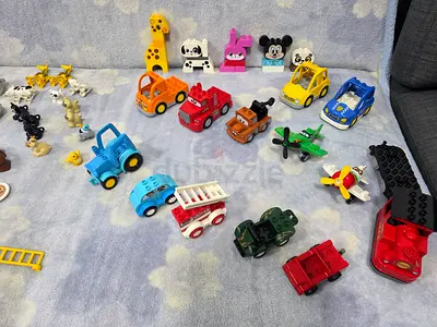 Lego duplo blocks. A huge collection of lego duplo blocks.