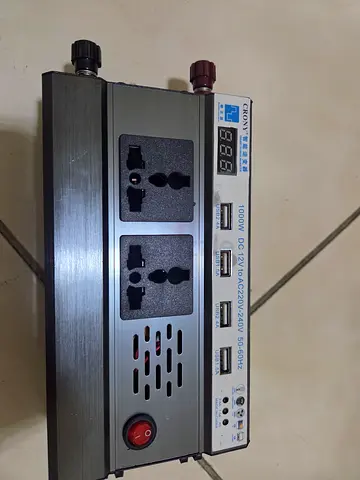 CRONY 1500W Car Power Inverter (12V to 220V) with USB Ports - Used