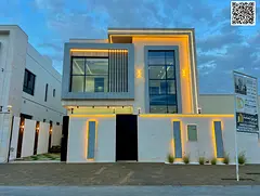 At an excellent price including fees, a villa in a unique location with high-end finishing, large r