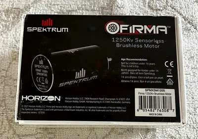 Spektrum firma 1250kv brushless motor