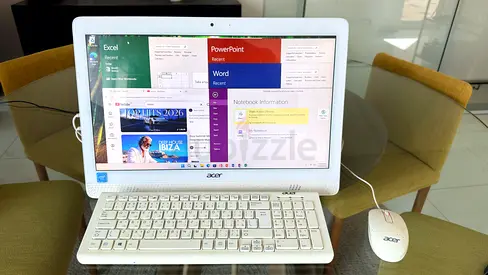 Acer All-in-One Desktop PC - White, Good Working Condition