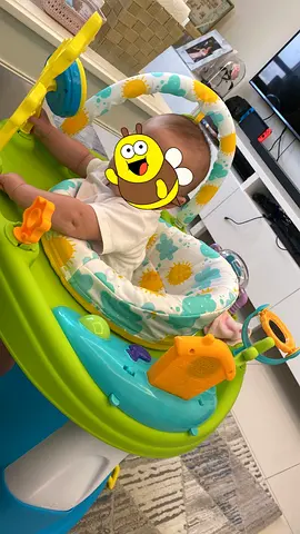 Baby activity jumper with  toys tray — greatcondition