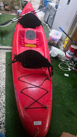 Hobie Odyssey Tandem (2-Person) Kayak – Full Set with Seats   2 Paddles