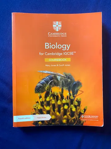Biology for Cambridge IGCSE Coursebook (Fourth edition) - Mary Jones  Geoff Jones