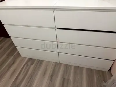 White 6-Drawer Dresser / Chest in Good Condition