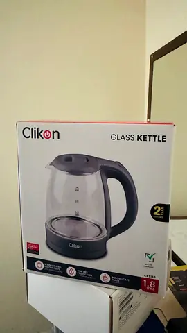 Clikon 1.8L Glass Electric Kettle - Like New