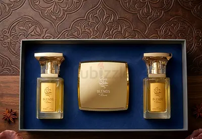 Luxury Blends Perfume Gift Set — 2 Bottles + Compact