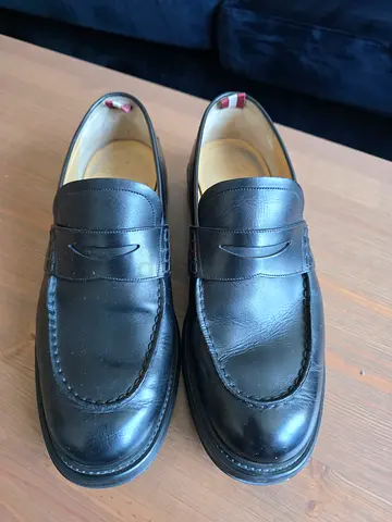 Bally Black Loafers - UK 7.5 to 8 (wide fit)