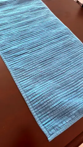 Table runner - Turquoise  Textured 150 cm