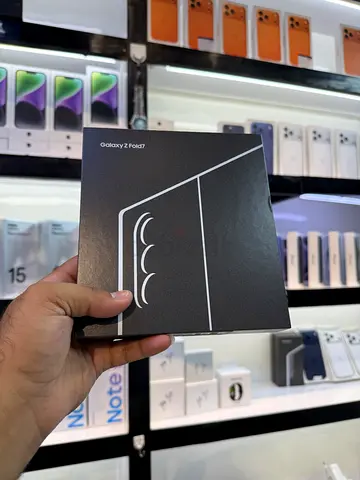 Samsung ZFold 7 256GB NON ACTIVE JET BLACK SEALED BOX 1Year warranty  international version 1Sim 1Es