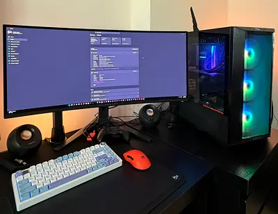 High End PC Gaming Setup 1440p