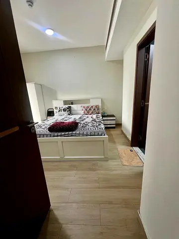Master Bedroom with Attached Bath  Balcony in Abu Shagara