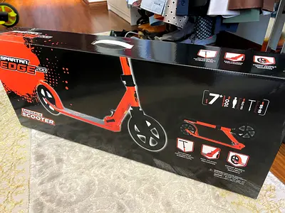 Foldable 2-Wheel Kick Scooter (Spartan Edge) - Brand New in Box
