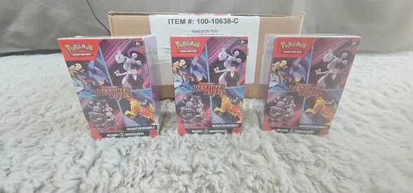 Destined Rivals Booster Bundle X3 Factory Sealed Brand New Pokémon Card Packs