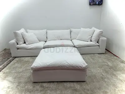Marina home white luscious sofa