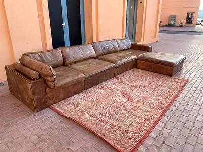 Marina home Leather Original Sofa Excellent Condition like new Condition