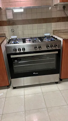 Veneto 5 Burner Gas Cooker with Oven