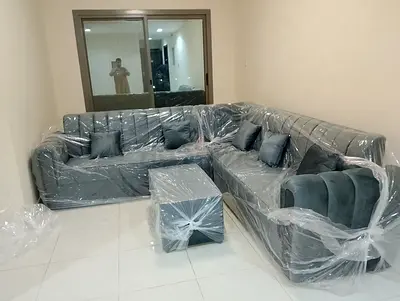 Brand New Luxury L shape sofa set Available